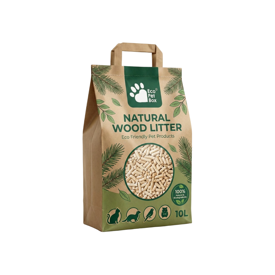 Premium Wood Cat Litter — 100% Natural, Biodegradable