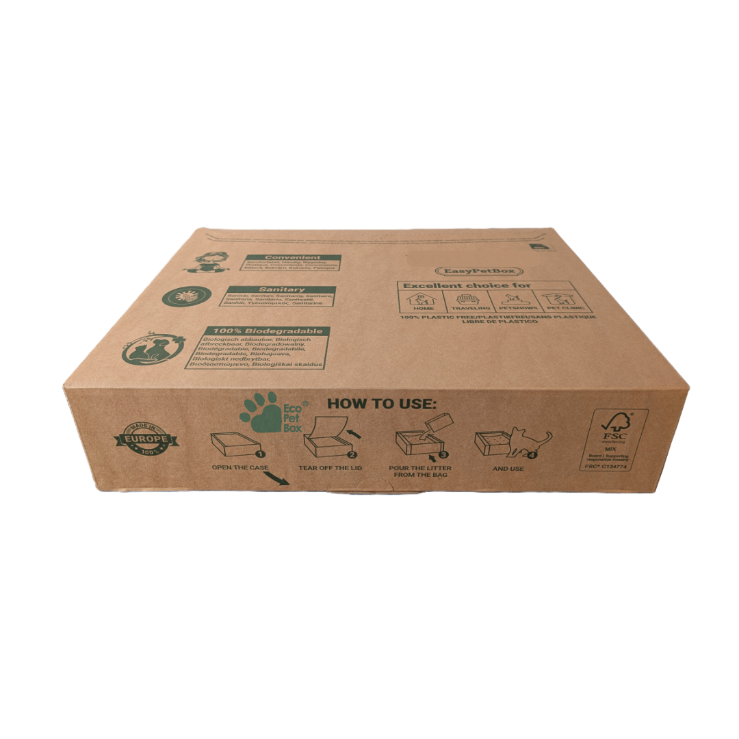 EasyPetBox — All-in-One Disposable Cat Litter Kit for Travel & Home