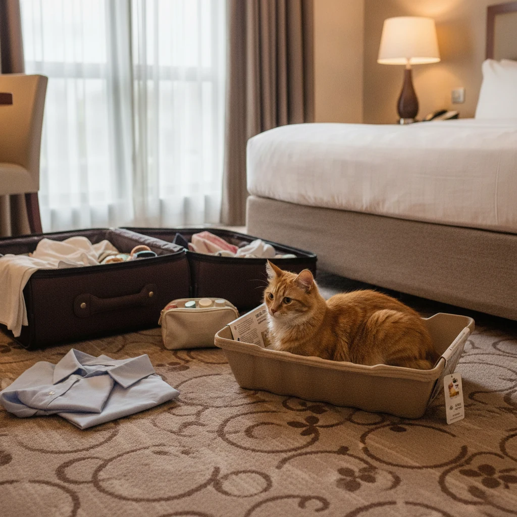 Lettiere usa e getta EcoPetBox e prodotti per lettiera in legno pronti per il viaggio