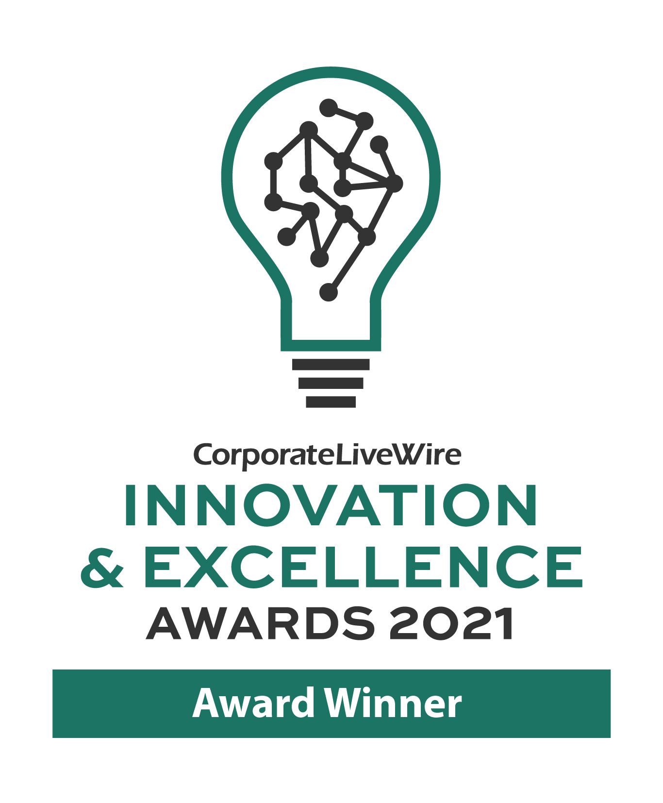 CorporateLiveWire Innovation & Excellence Awards 2021 — Award Winner