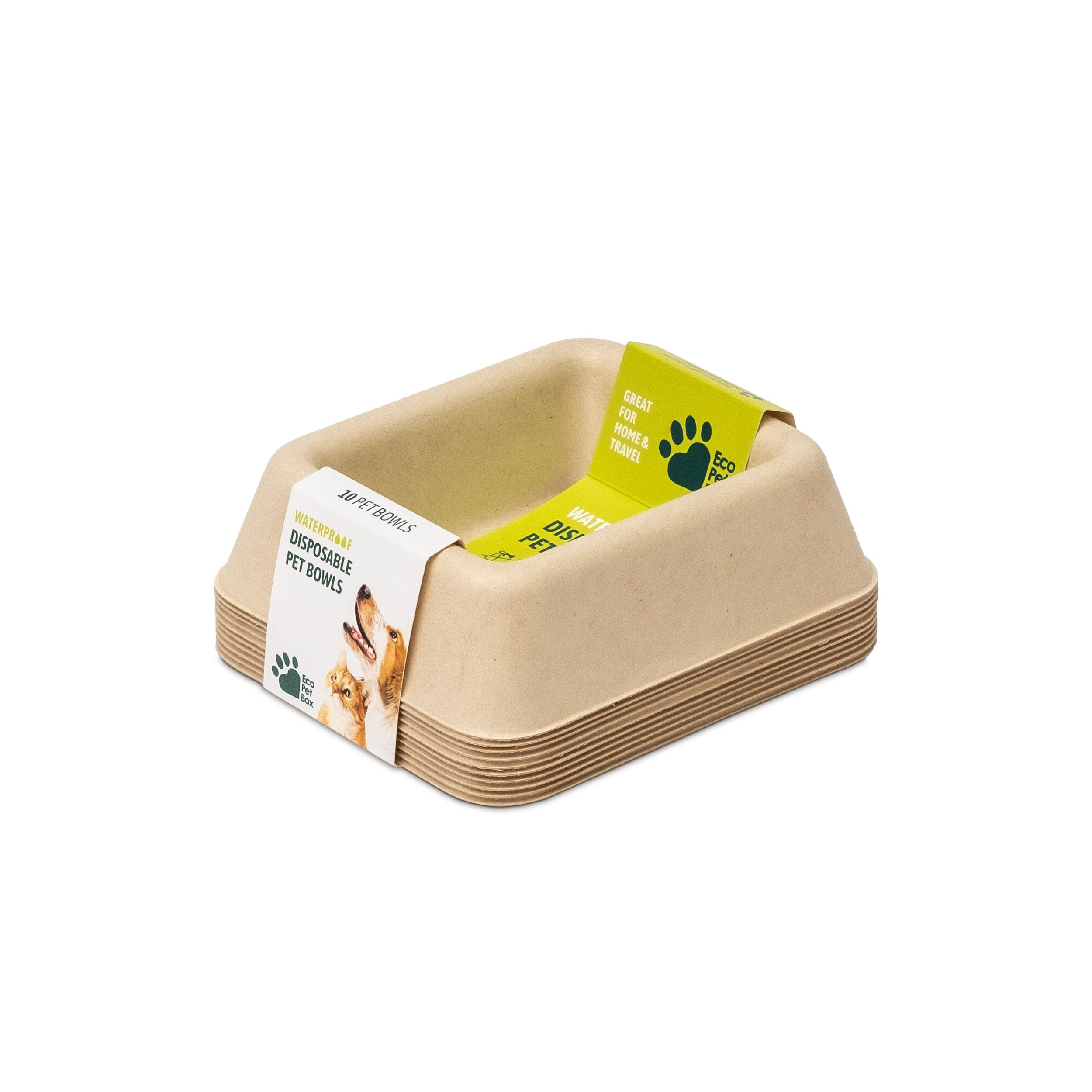 EcoPetBox Disposable Pet Food Bowl
