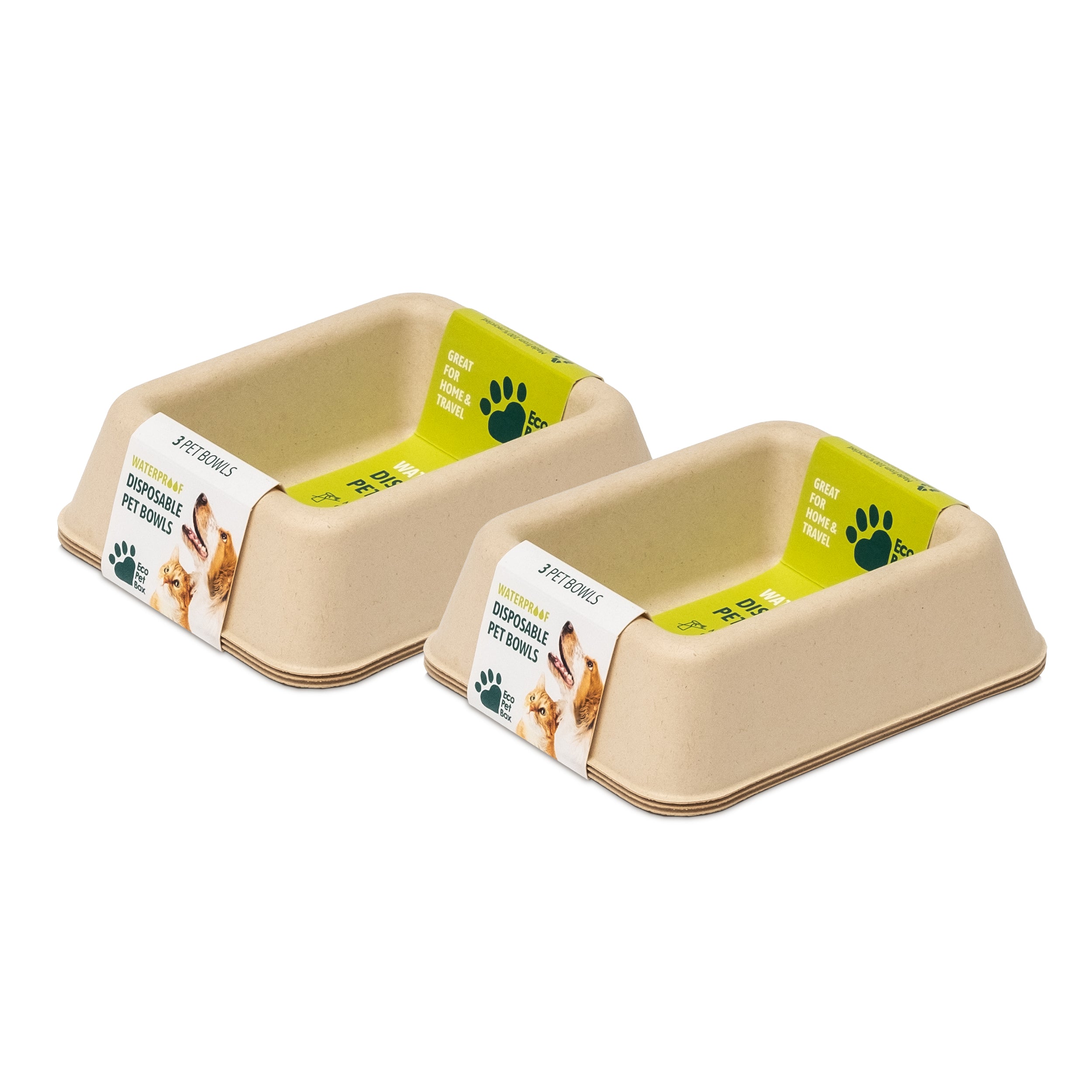EcoPetBox Disposable Pet Food Bowl