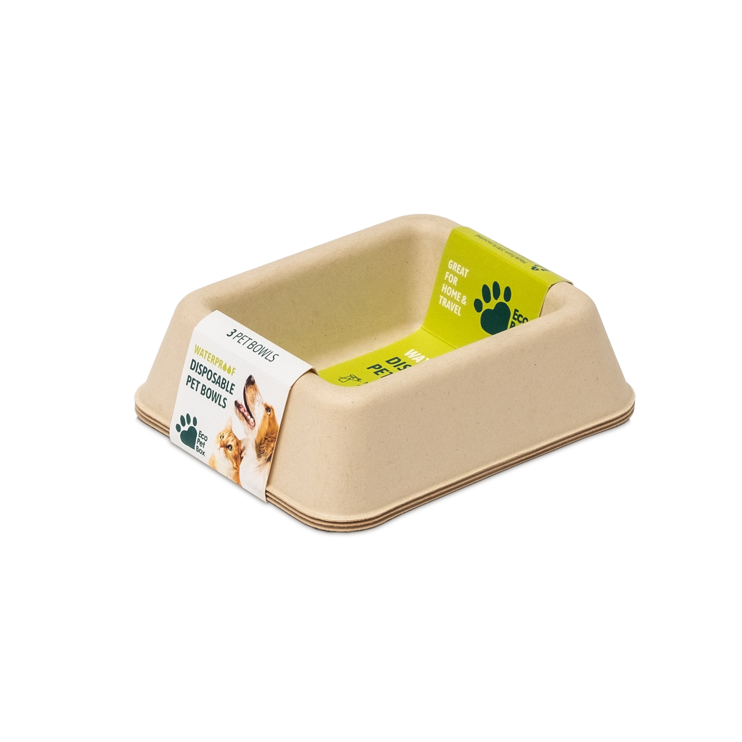 EcoPetBox Disposable Pet Food Bowl