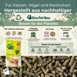 Katzenstreu - Kompostierbare Mischung aus Holz und Heu, 100% natuerlich!
