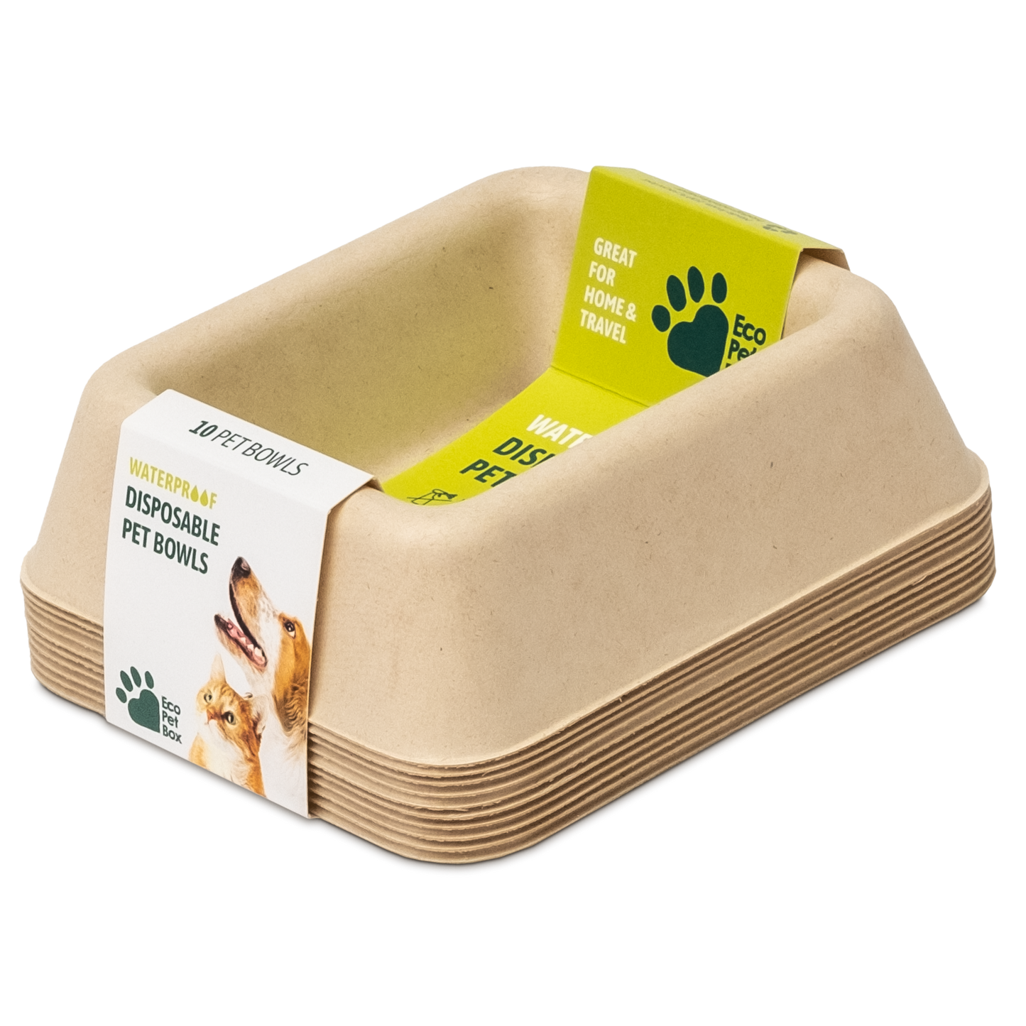 Recyclebares Futter- & Wassernapf -  Mehrmals nutzbar, Auslaufsicher, 100% natuerlich! (Copy)