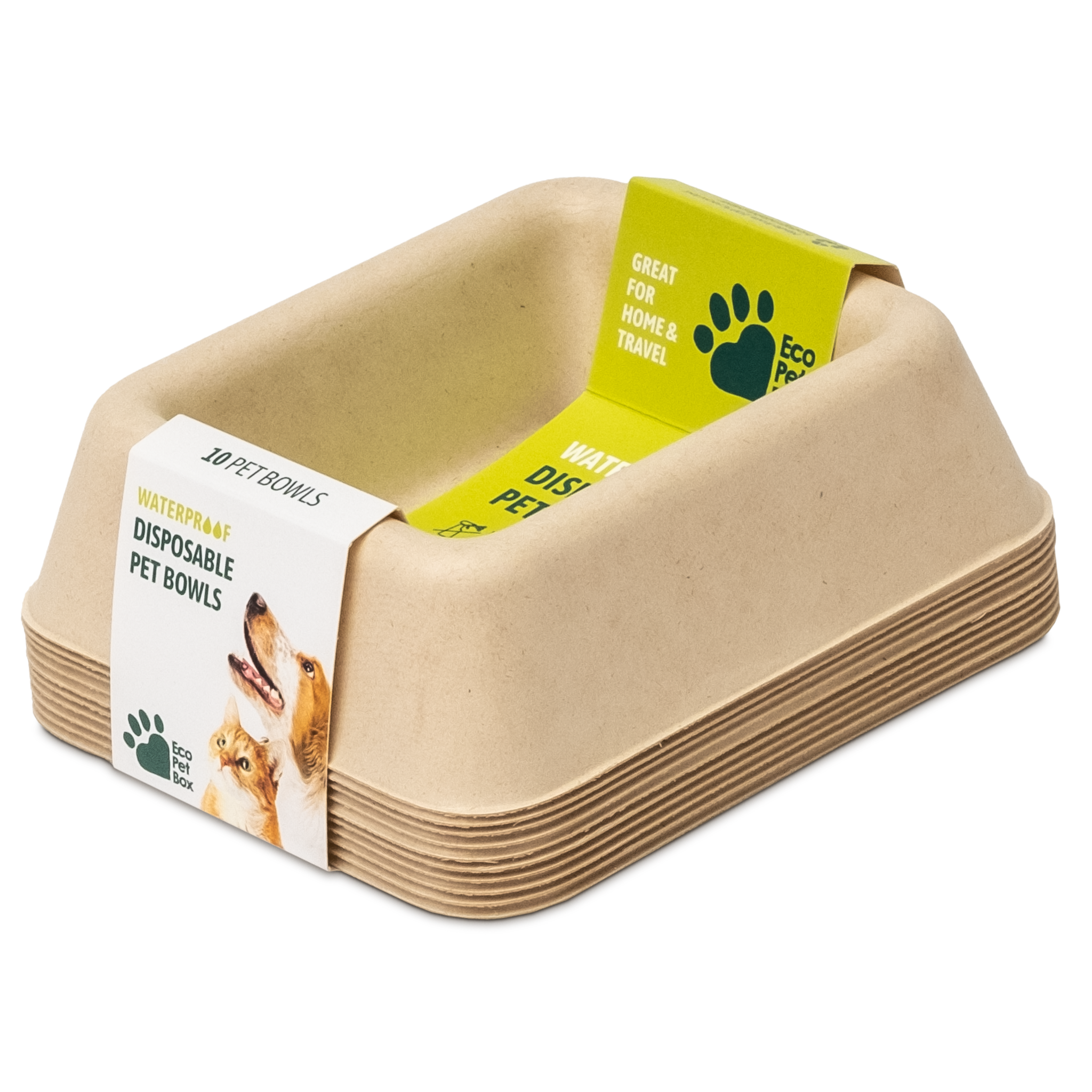 Recyclebares Futter- & Wassernapf -  Mehrmals nutzbar, Auslaufsicher, 100% natuerlich! (Copy)
