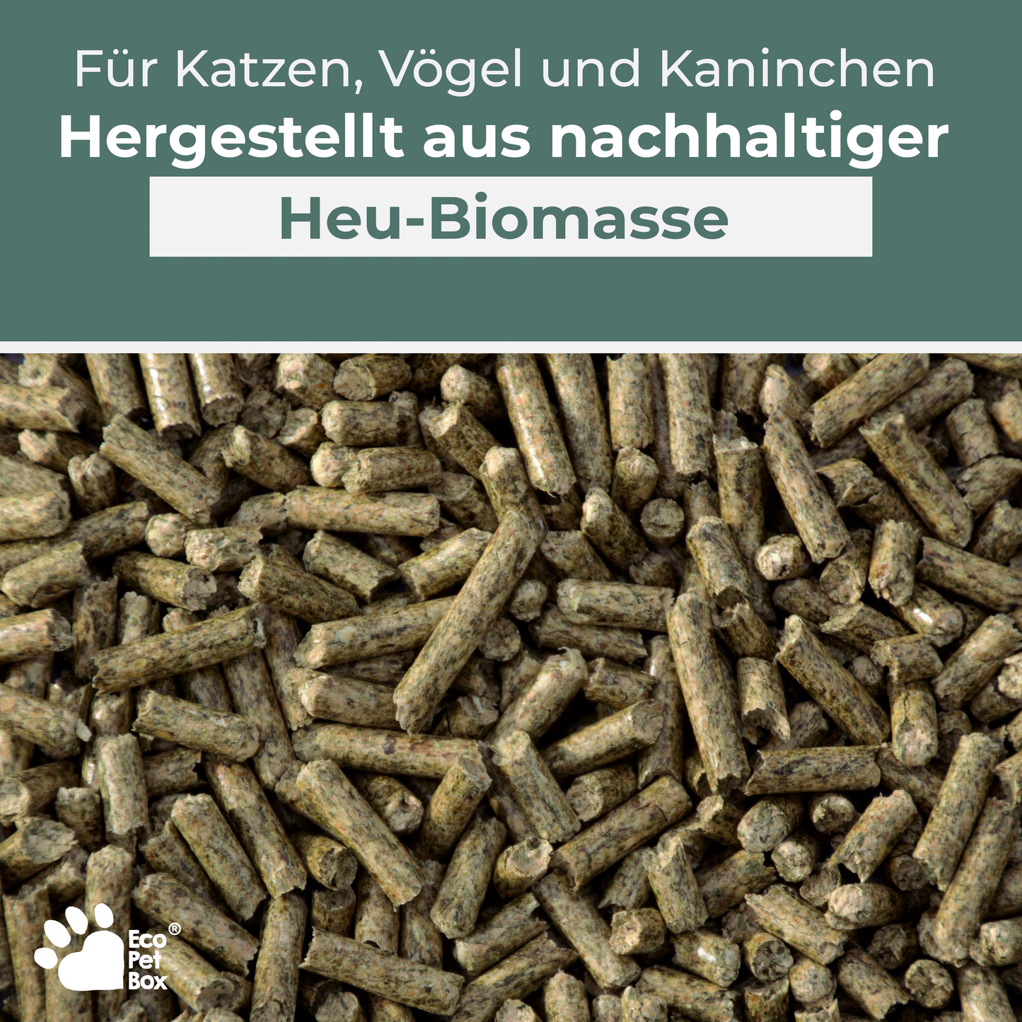 Streu - Kompostierbare Mischung aus Holz und Heu