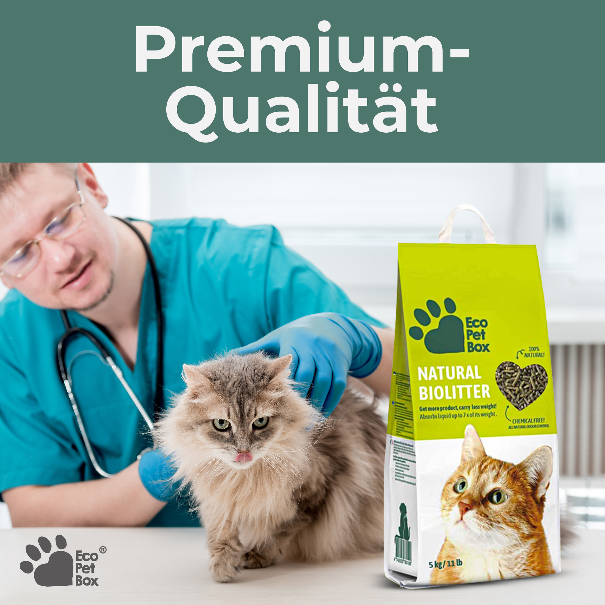 Streu - Kompostierbare Mischung aus Holz und Heu