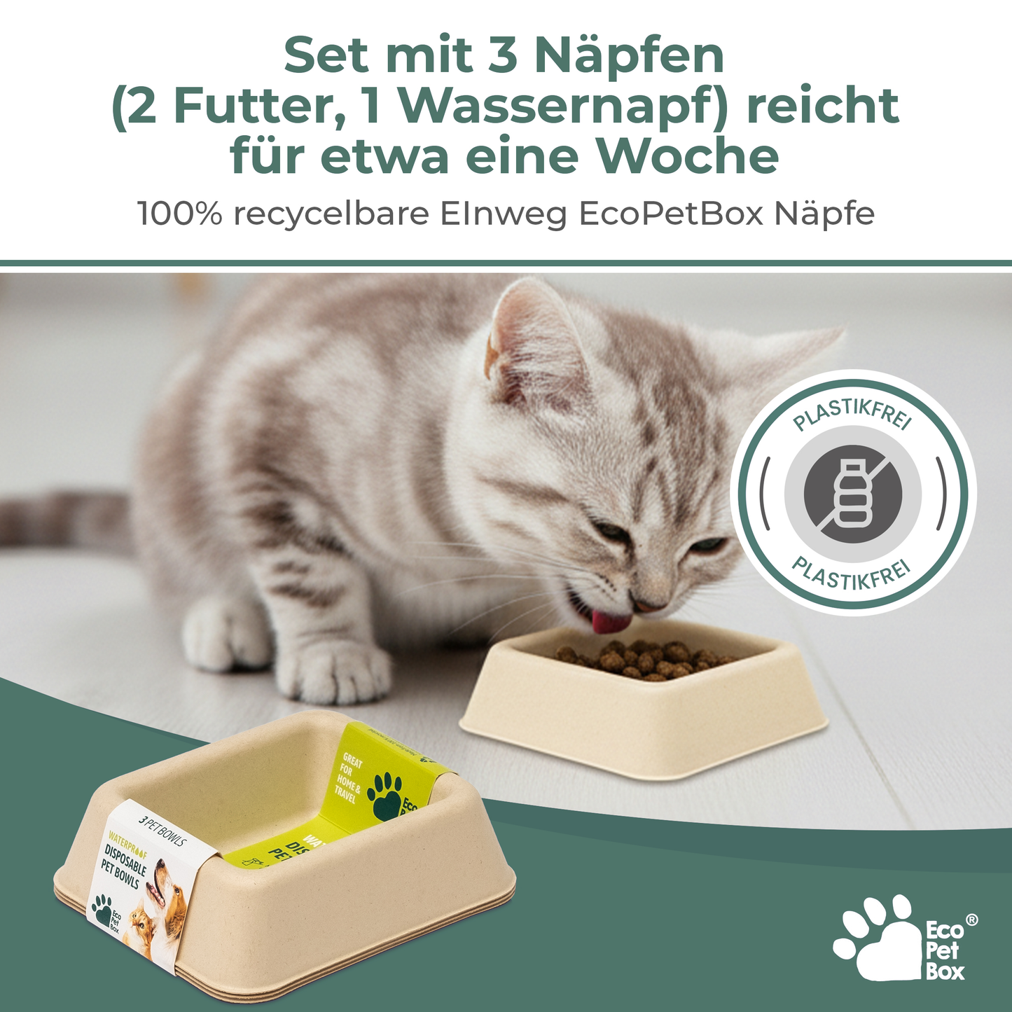 Einweg Futterschale